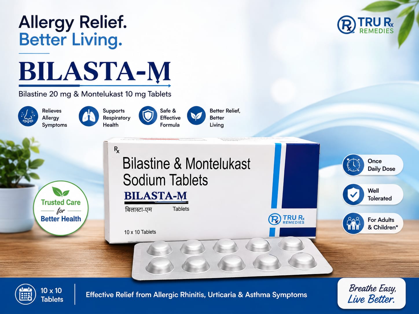 BILASTA-M Tablets - TRU Rx Remedies