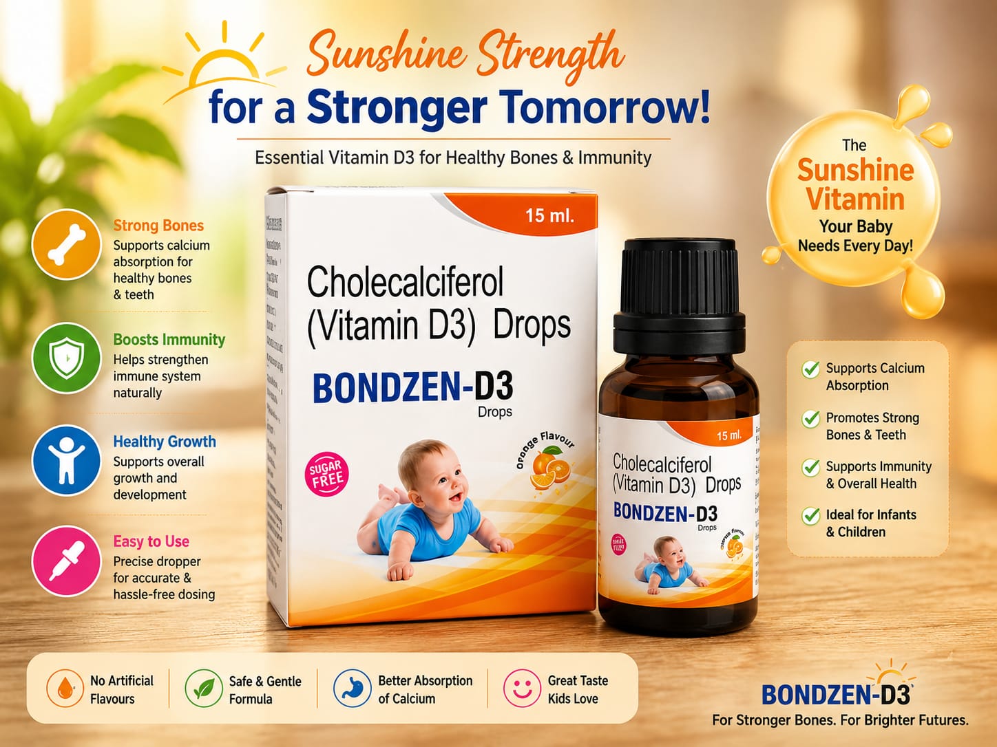 BONDZEN D3 Drops - TRU Rx Remedies